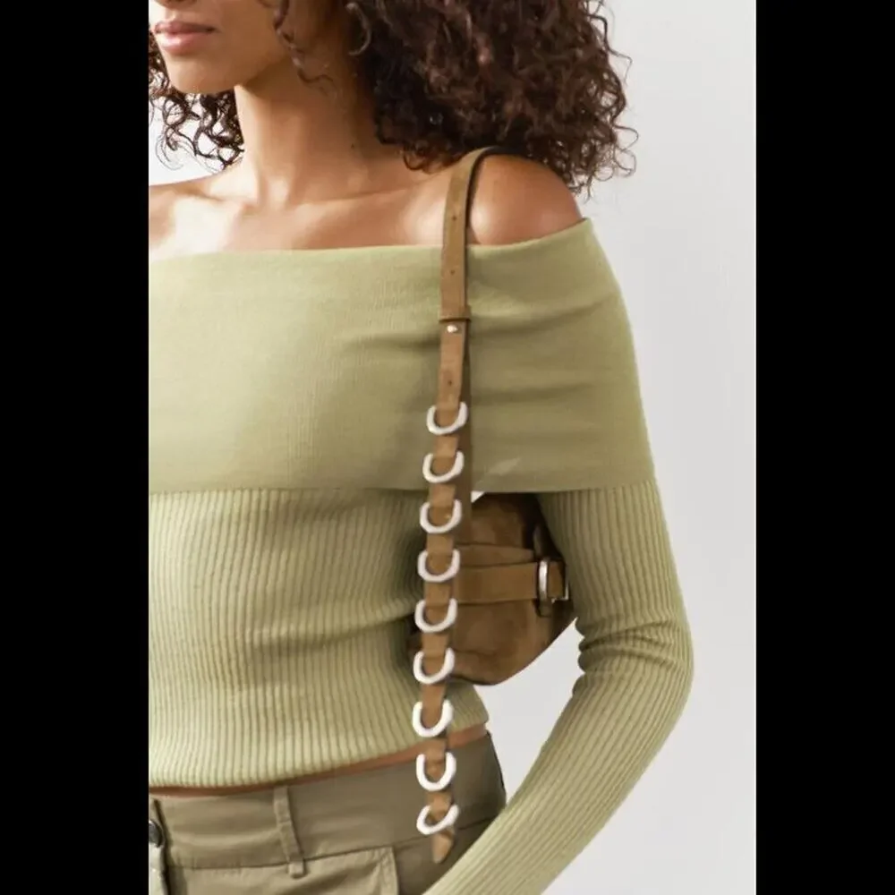 ZARA Fitted Knit Sweater NWT